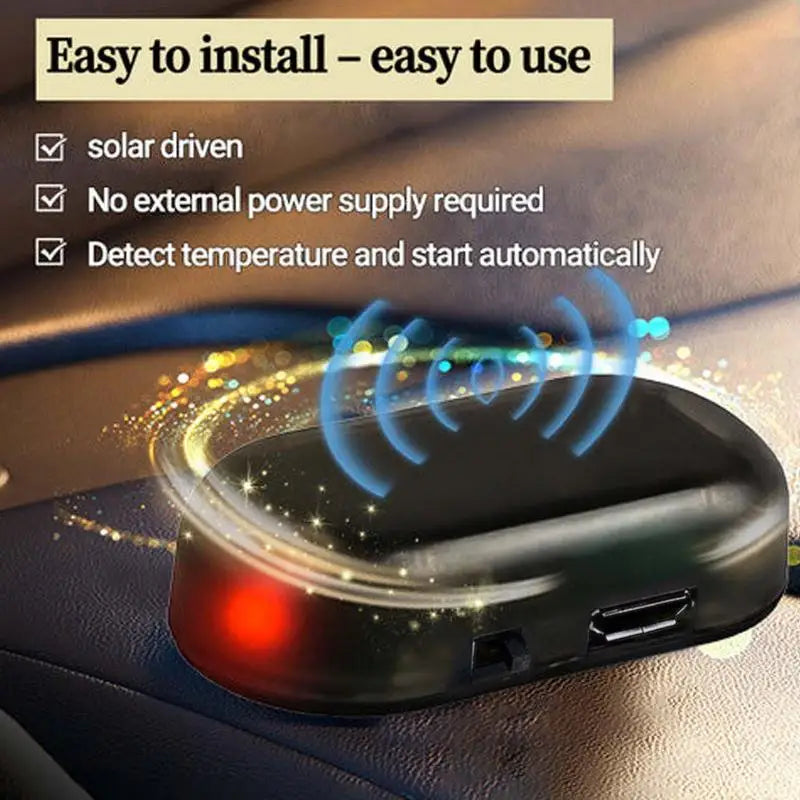 Winter Car Solar-Powered Electromagnetic Antifreeze Device for Windshield Snow Removal and Defrosting
