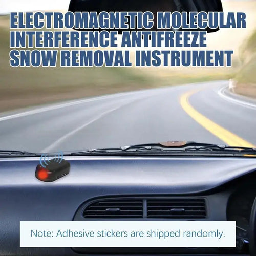 Winter Car Solar-Powered Electromagnetic Antifreeze Device for Windshield Snow Removal and Defrosting